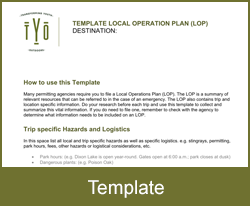 Local Operation Plan